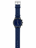 Xenlex Leather Strap Watch – Black – Black