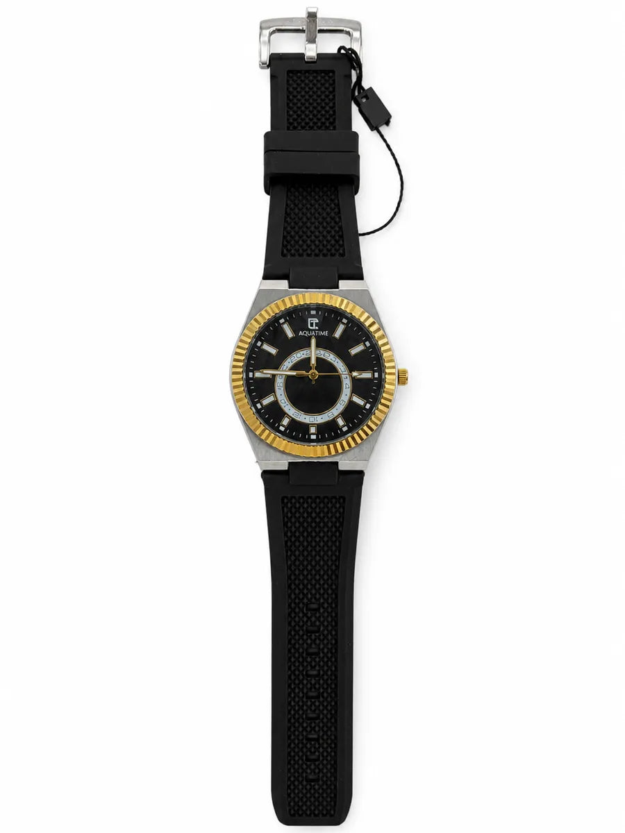 Aquatime Fluted Bezel Strap – Golden – Golden