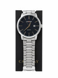 Cassray Quartz Dress Watch – Black – White