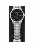 Cassray Quartz Dress Watch – Black – White