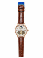 Ailang Moon Phase Double Flywheel – Rose Gold