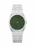 Gucci 25H Stainless Steel Watch – Silver Green