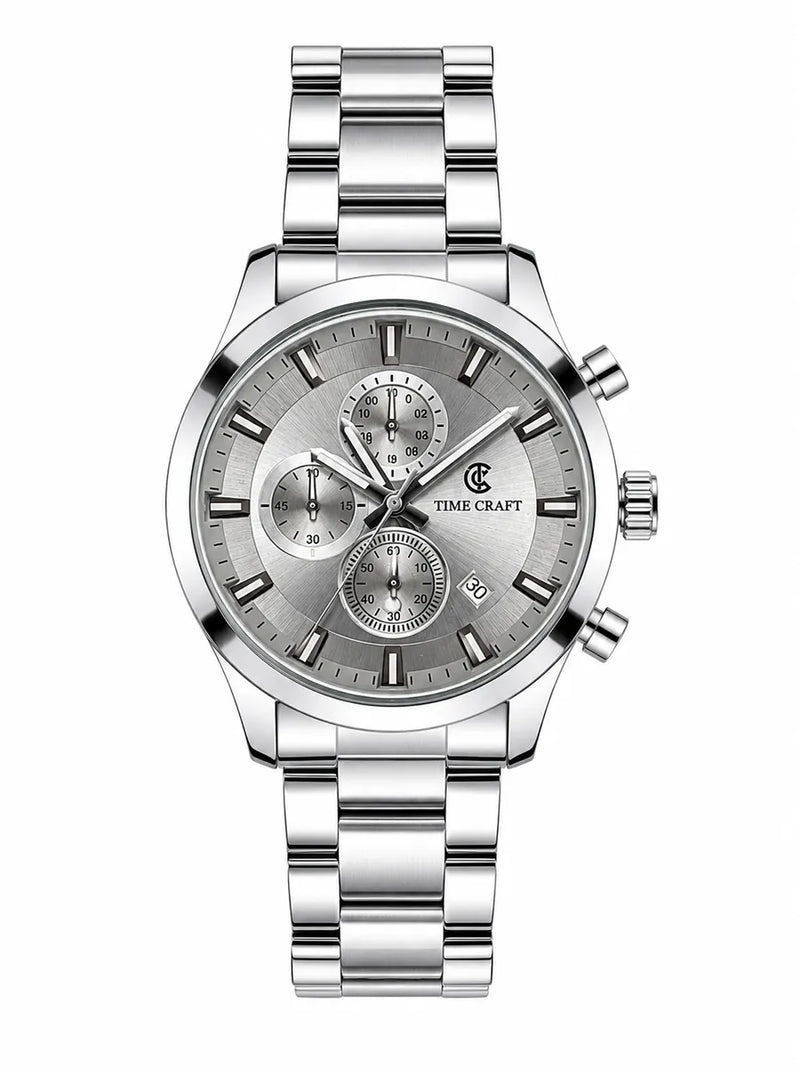 Timecraft Chronograph Round – Silver