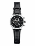 Timecraft Chronograph Strap Watch – Black