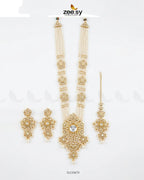 Hyderabadi Bold Kundan Malla Set