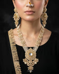 Hyderabadi Bold Kundan Malla Set