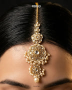 Hyderabadi Bold Kundan Malla Set