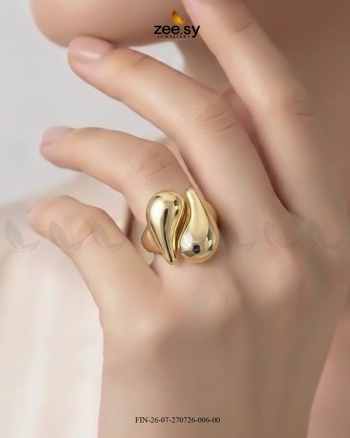 Luxe Double Melted Shell Ring
