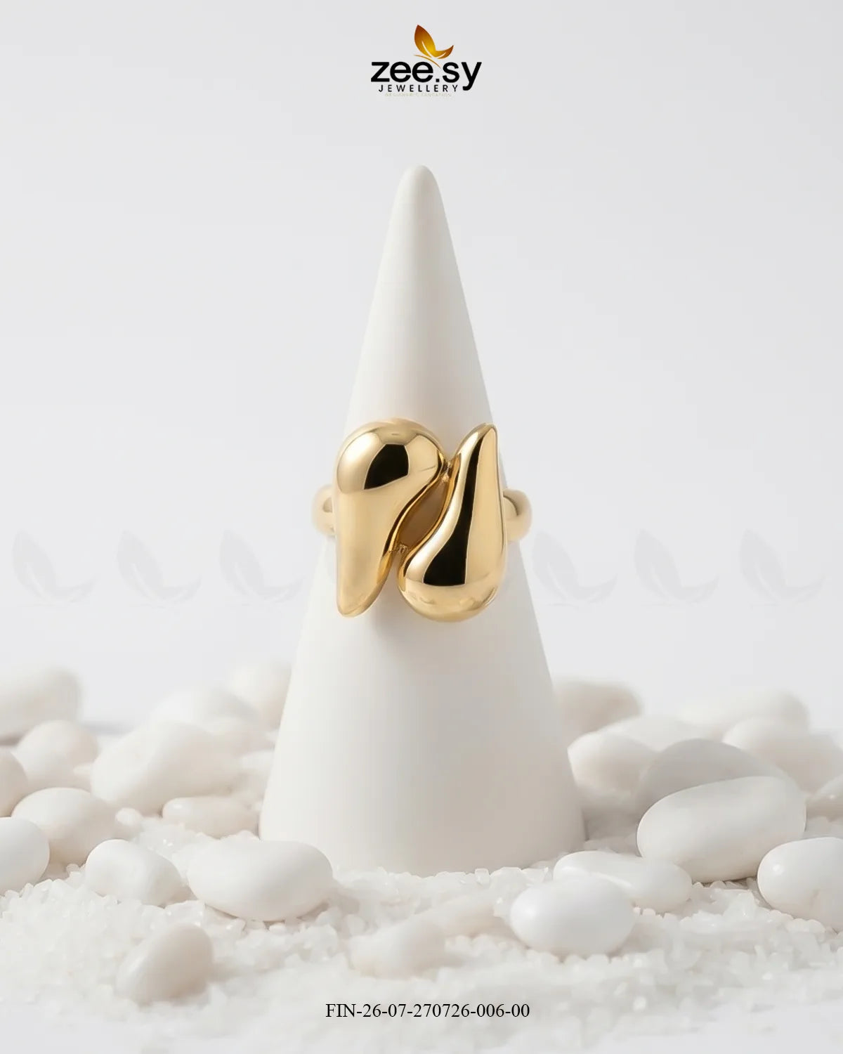 Luxe Double Melted Shell Ring
