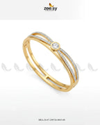 Luxe Infinity Paved Cuff Bracelet