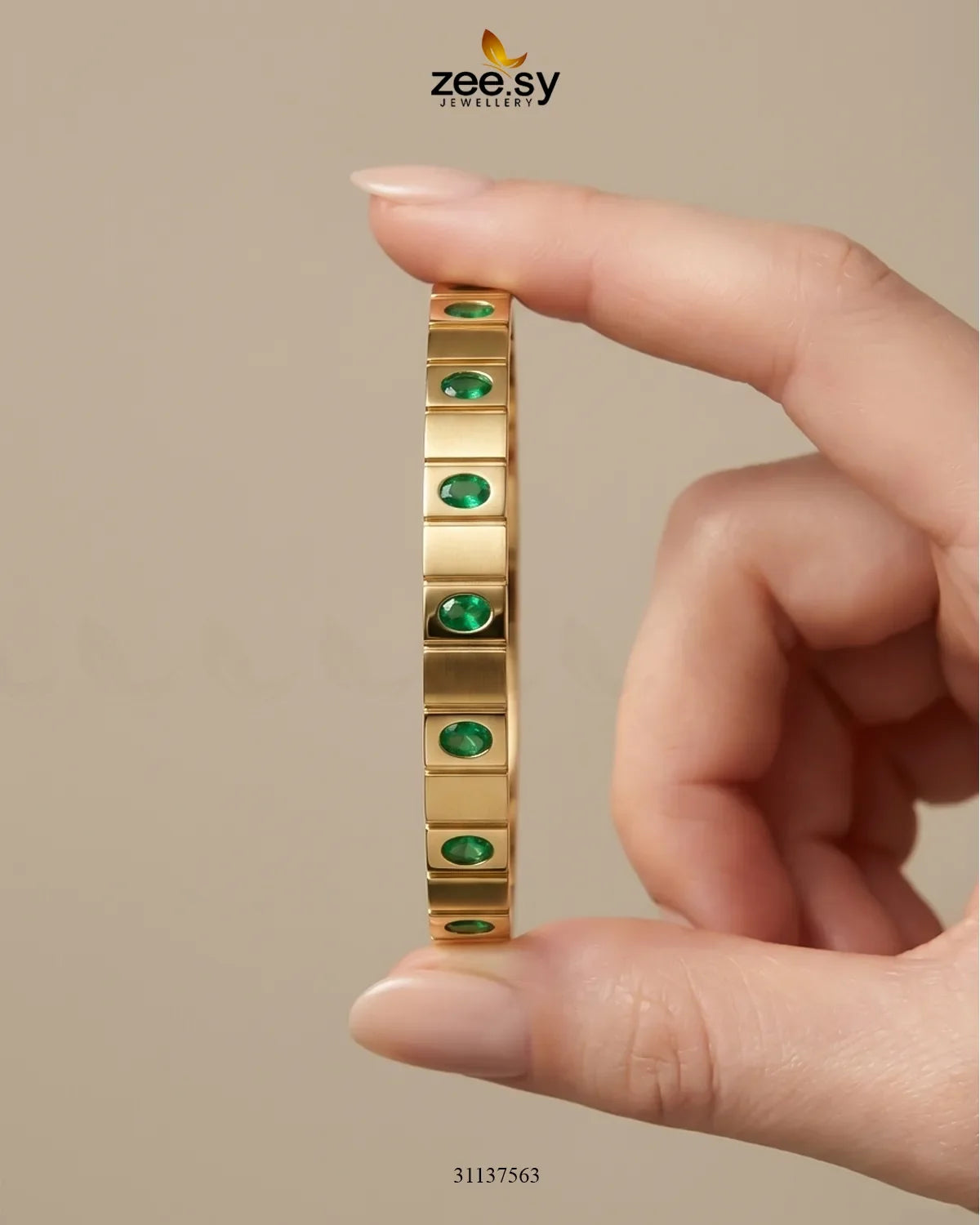 Maeve Emerald Crystal Bracelet