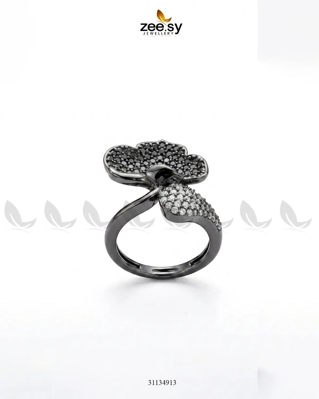 Metallic Statement Gemstone Ring
