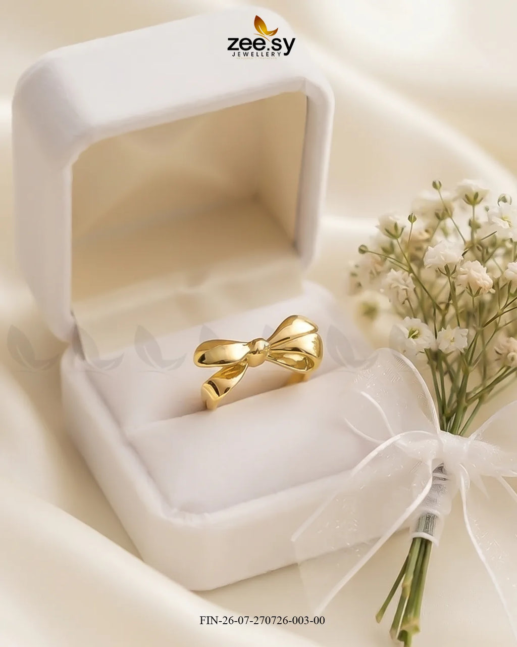 Minimalist Tied Ribbon Ring