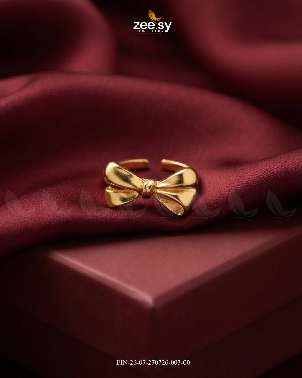 Minimalist Tied Ribbon Ring