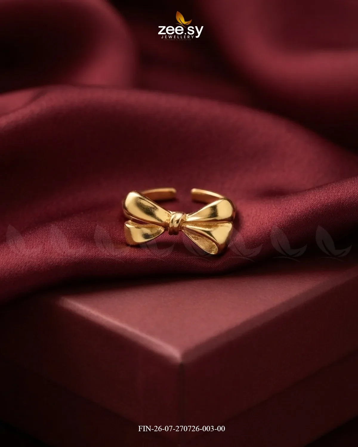 Minimalist Tied Ribbon Ring
