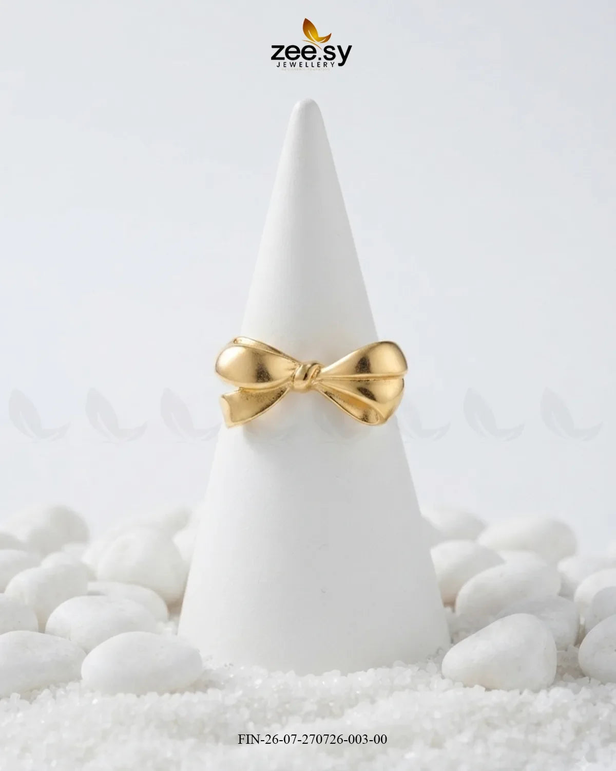 Minimalist Tied Ribbon Ring