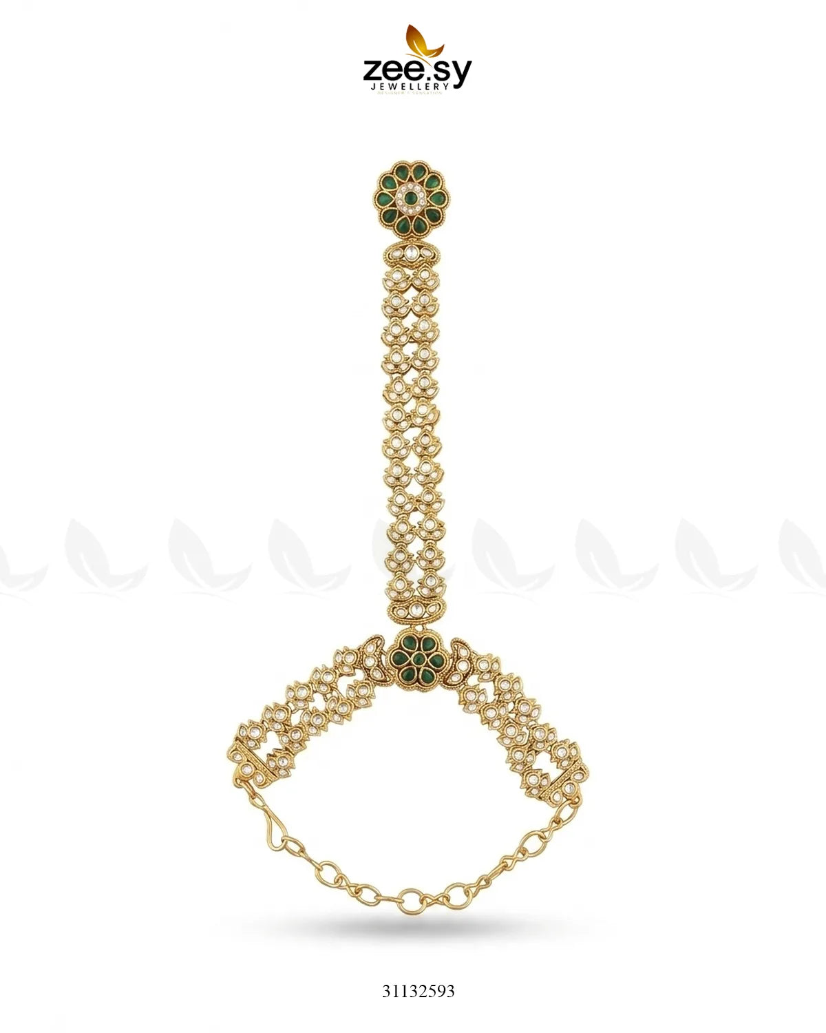Mughal Floral Stone Anja Bracelet