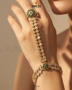 Mughal Floral Stone Anja Bracelet