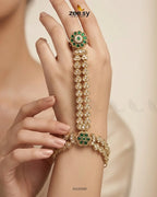 Mughal Floral Stone Anja Bracelet