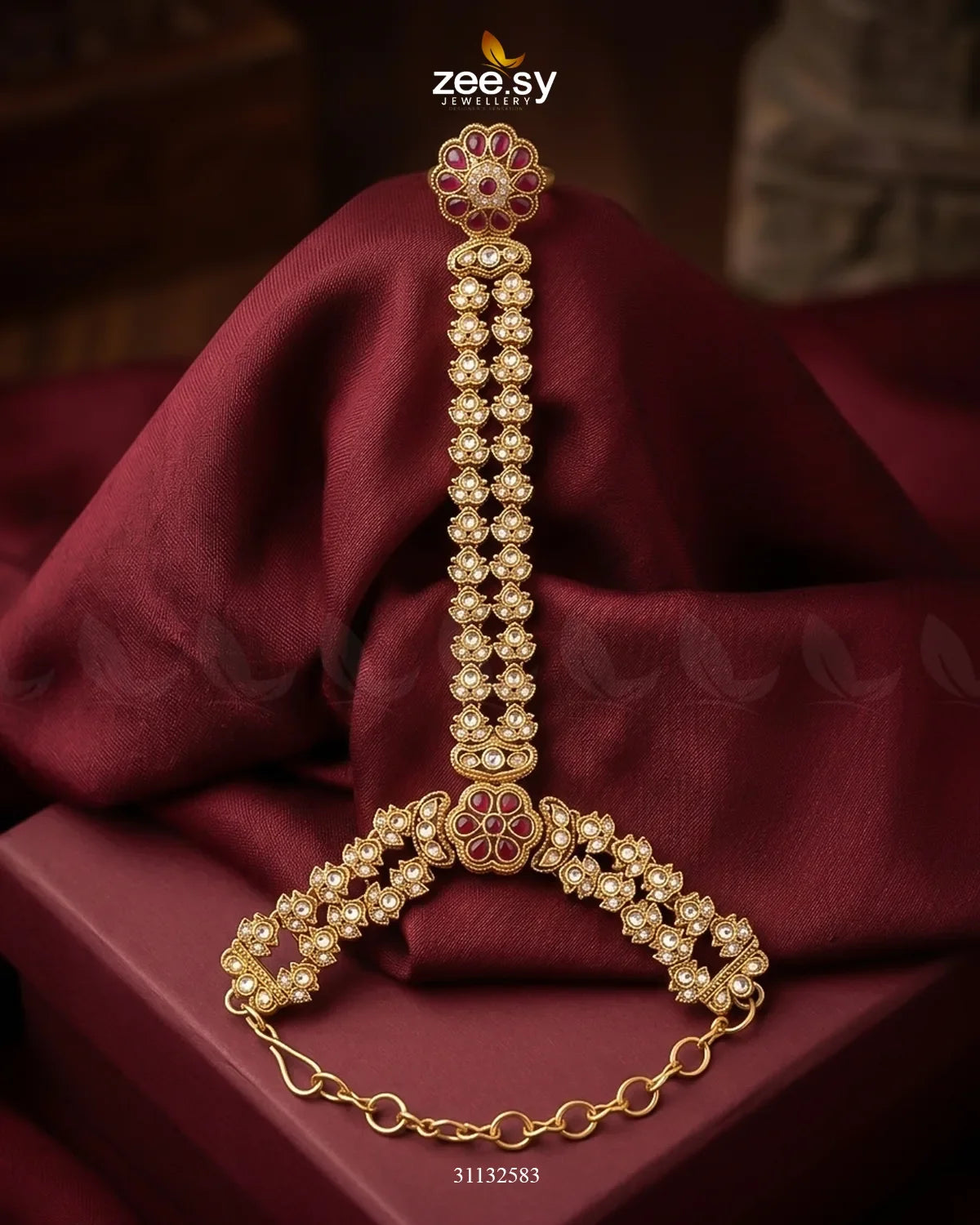 Mughal Floral Stone Anja Bracelet