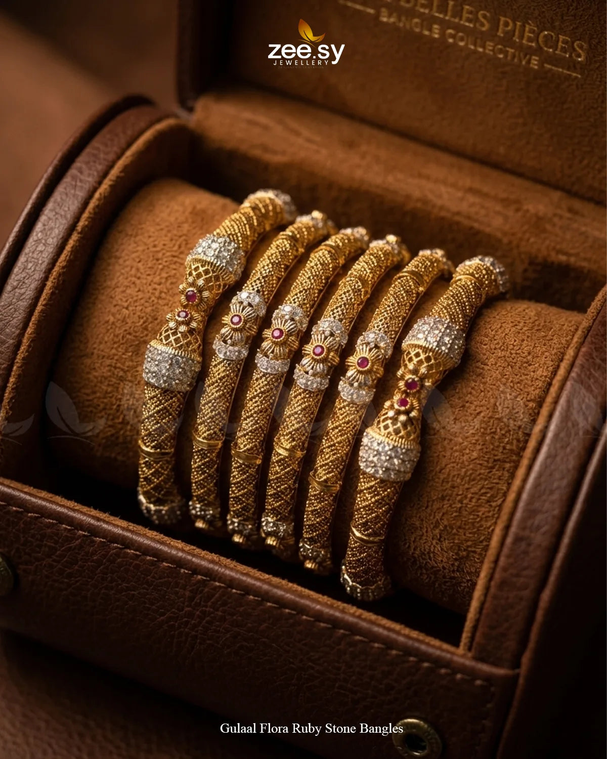 Mughlai Floral Karigari Bangles