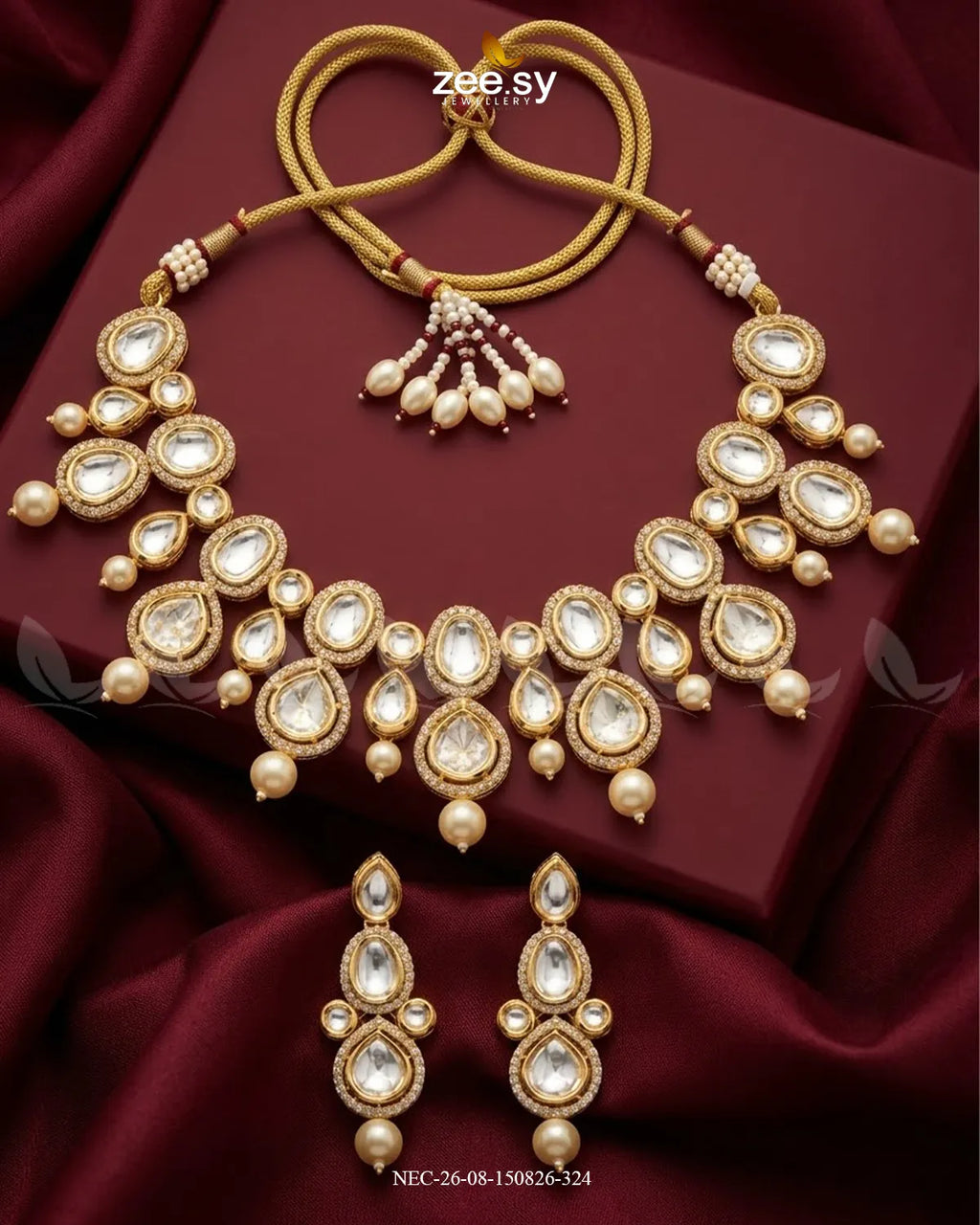 Noori Bold Polki Necklace Set