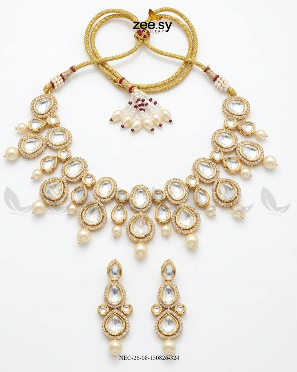 Noori Bold Polki Necklace Set