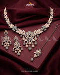 Ocean Zirconia Necklace Set - Black