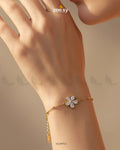 Orchid Petal Minimal Delicate Bracelet