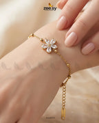 Orchid Petal Minimal Delicate Bracelet