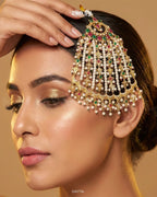 Peacock Gemstone Pearl Jhumar