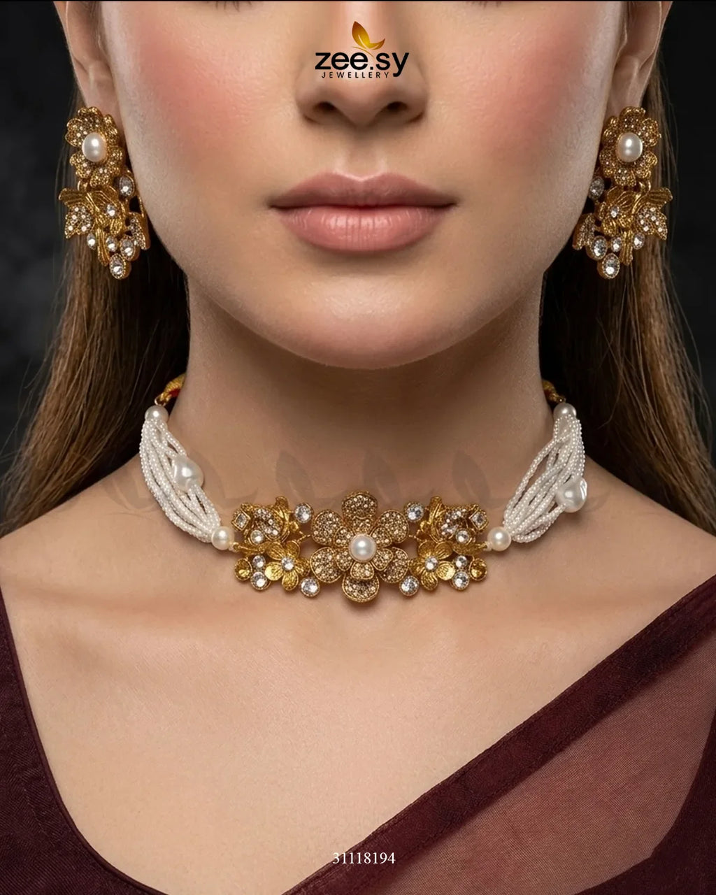 Peony Choker Set