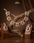 Precious Bold Gemstone Necklace Set
