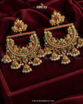Rangmahal Chandbali Pearl Earrings