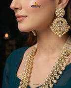 Rich Round Kundan Malla Set