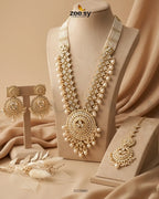 Rich Round Kundan Malla Set