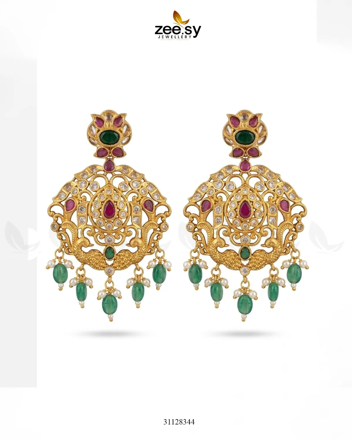 Richy Bloom Golden Necklace Set