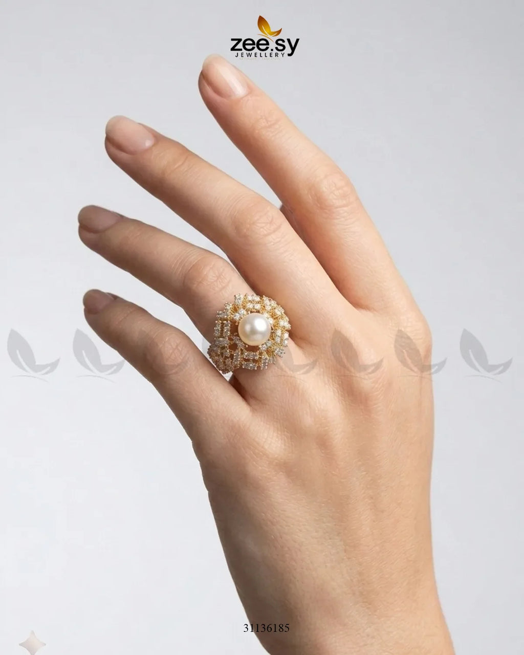 Royal Azure Cluster Ring
