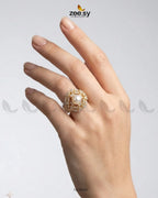Royal Azure Cluster Ring