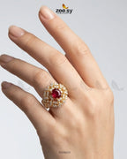 Royal Azure Cluster Ring