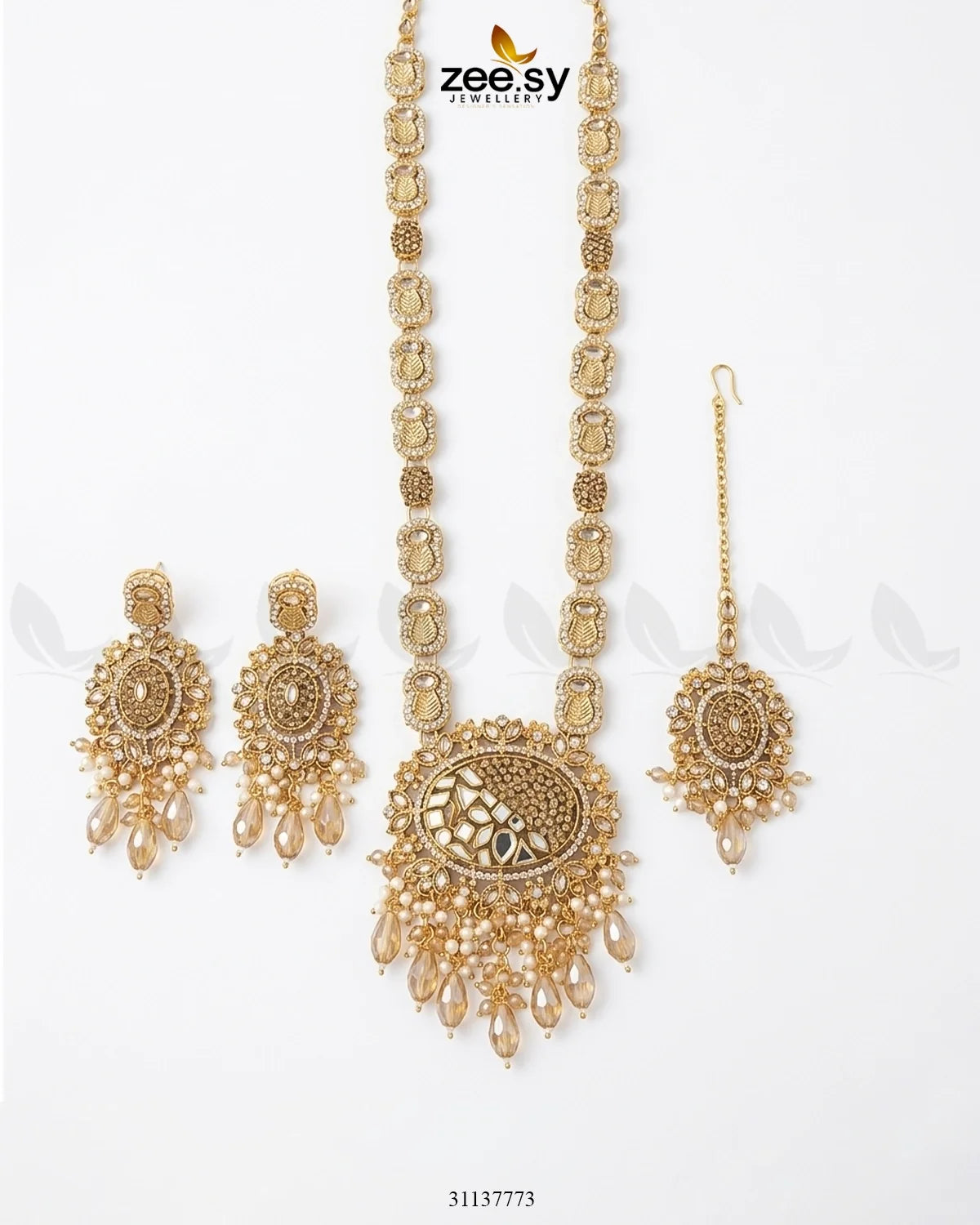 Royal Kundan Malla Necklace Set