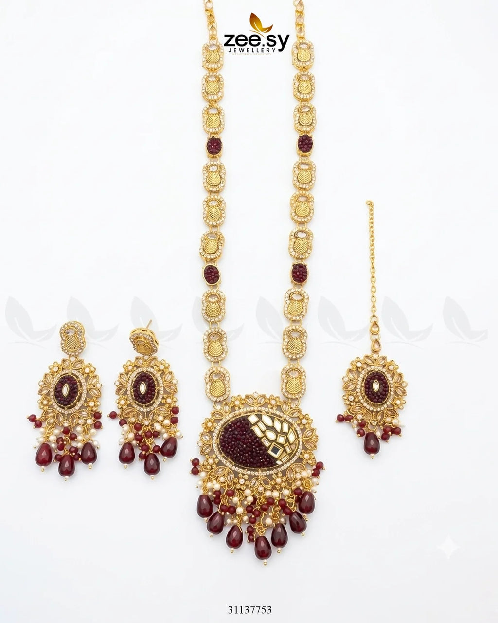 Royal Kundan Malla Necklace Set