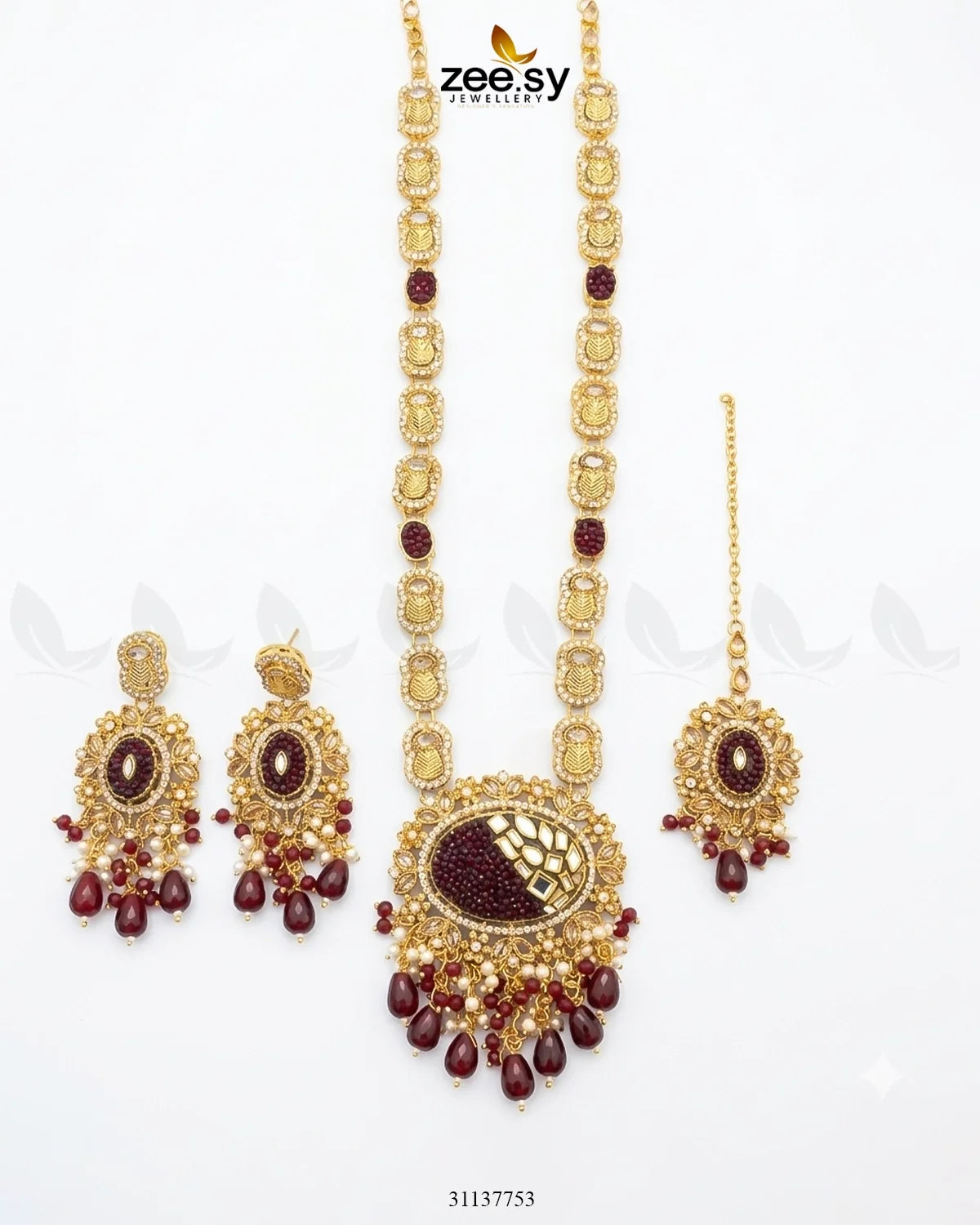 Royal Kundan Malla Necklace Set