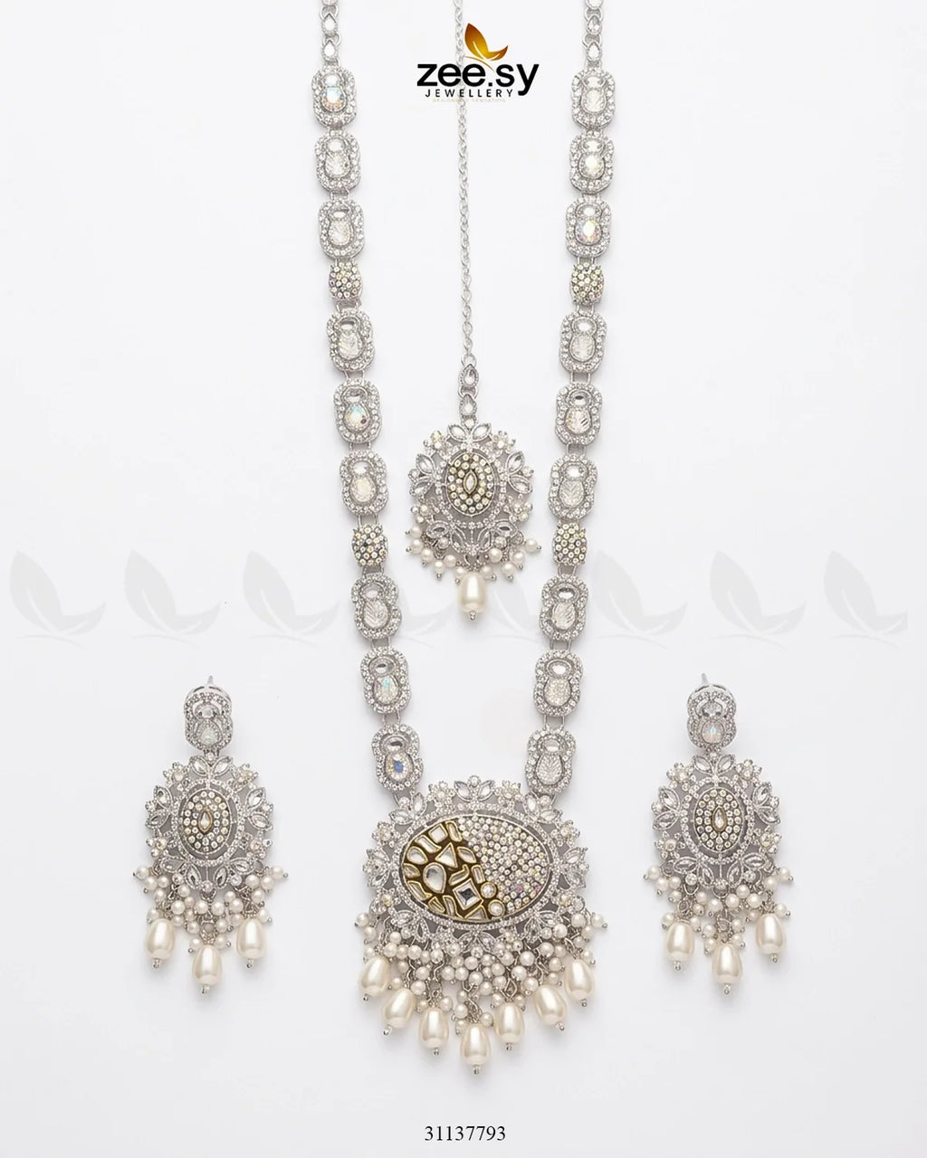 Royal Kundan Malla Necklace Set