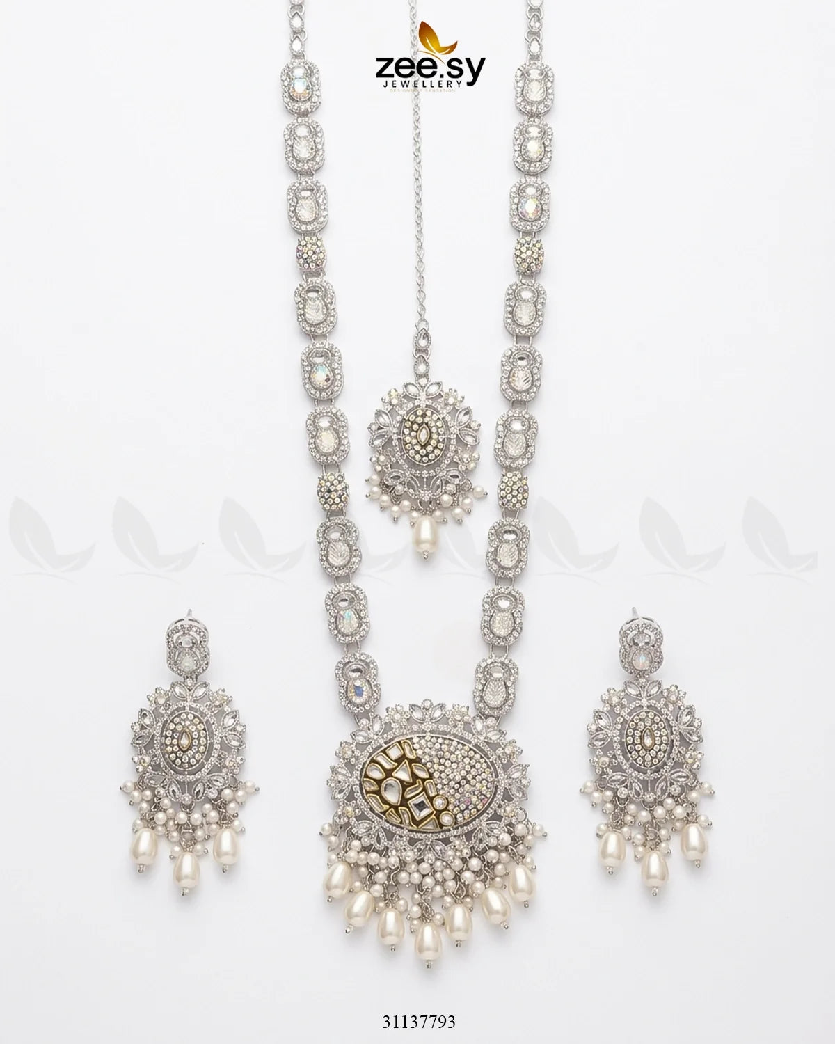 Royal Kundan Malla Necklace Set
