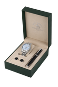 Gents Gift Watch Set – Blue Silver Chain (SB.1.10646-1)
