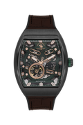 Skeleton Automatic Gents Watch – Dark Green Gun Leather (SB.1.10650-5)