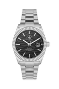 Automatic Date Gents Watch – Black Silver Chain (SB.1.10654-1)