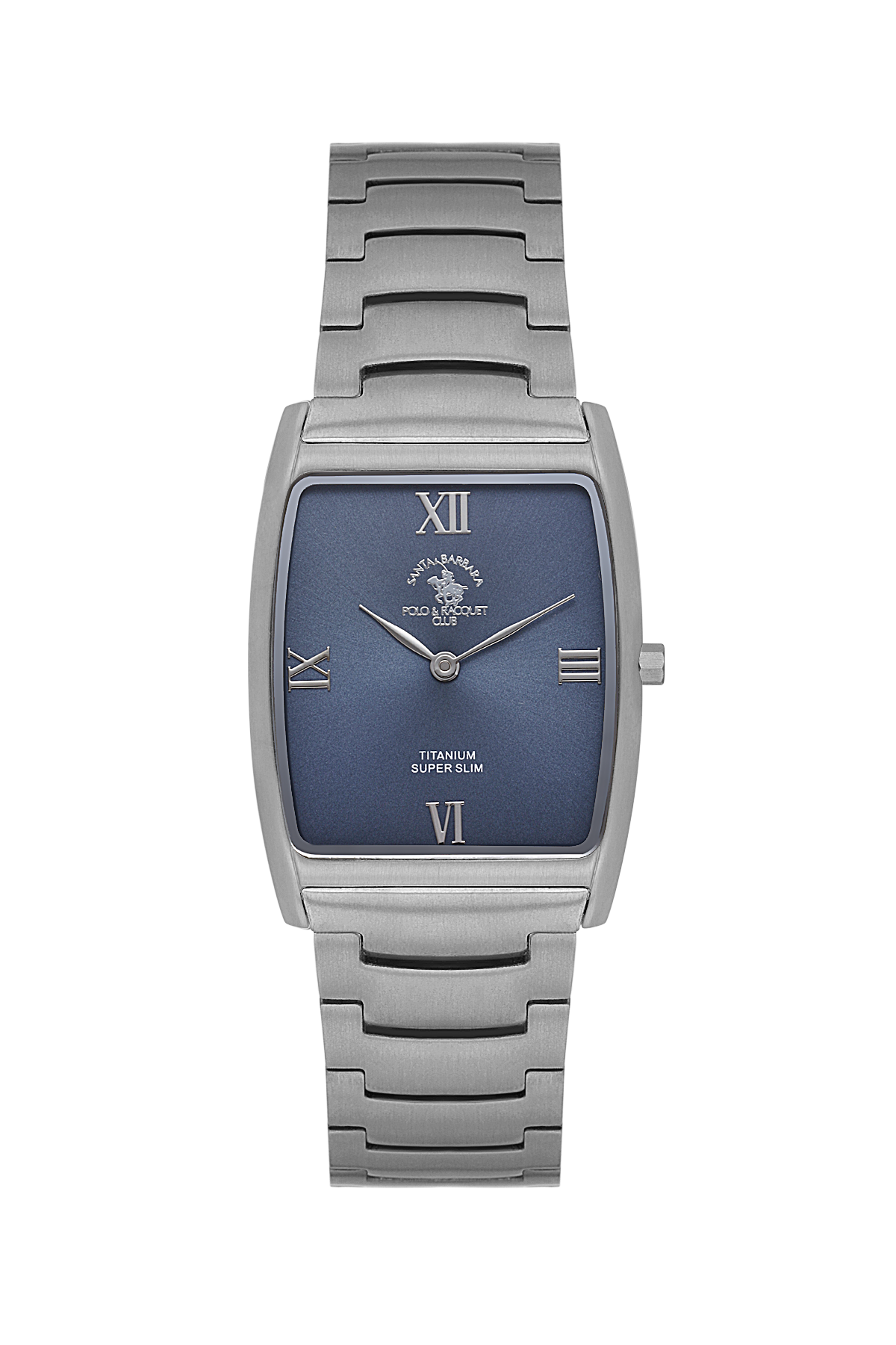 Gents Watch – Grey Blue Silver Chain (SB.4.10036-5)