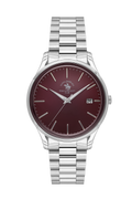 Gents Watch – Burgundy Steel Chain (SB.8.10010-4)